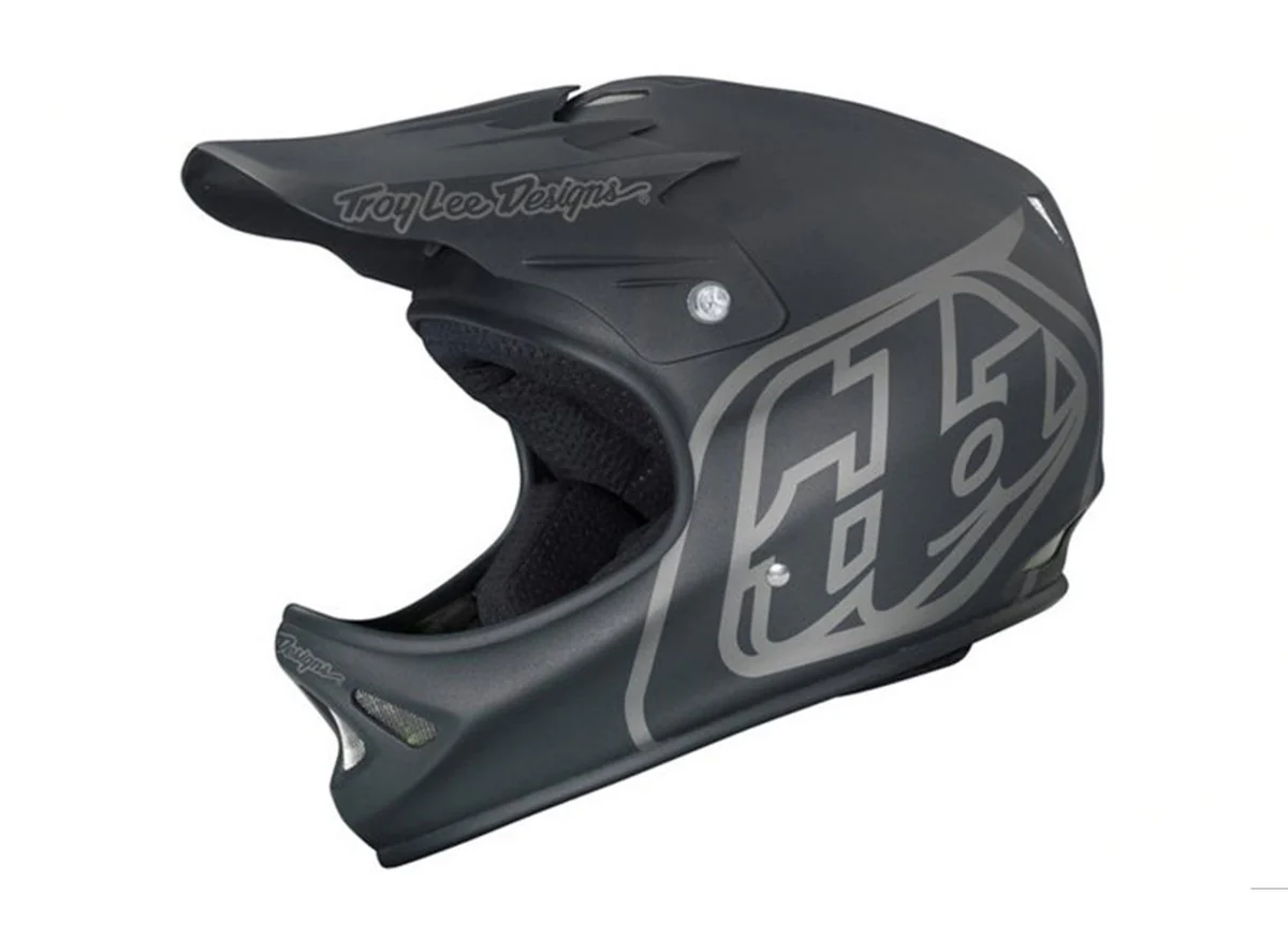 Troy Lee Designs D2 Midnight 2 Full Face Helmet - Black - Image 2
