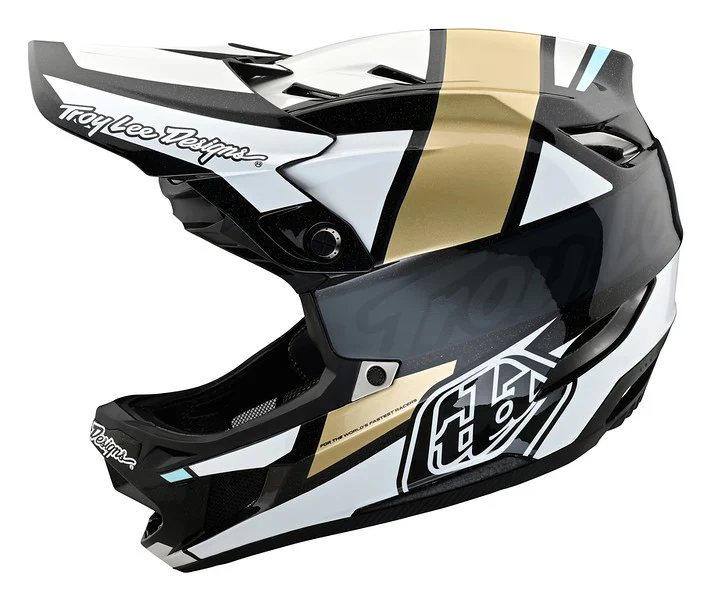 Troy Lee Designs D4 Carbon Full Face Helmet - MIPS - Team - Gold - 2023 - Image 3
