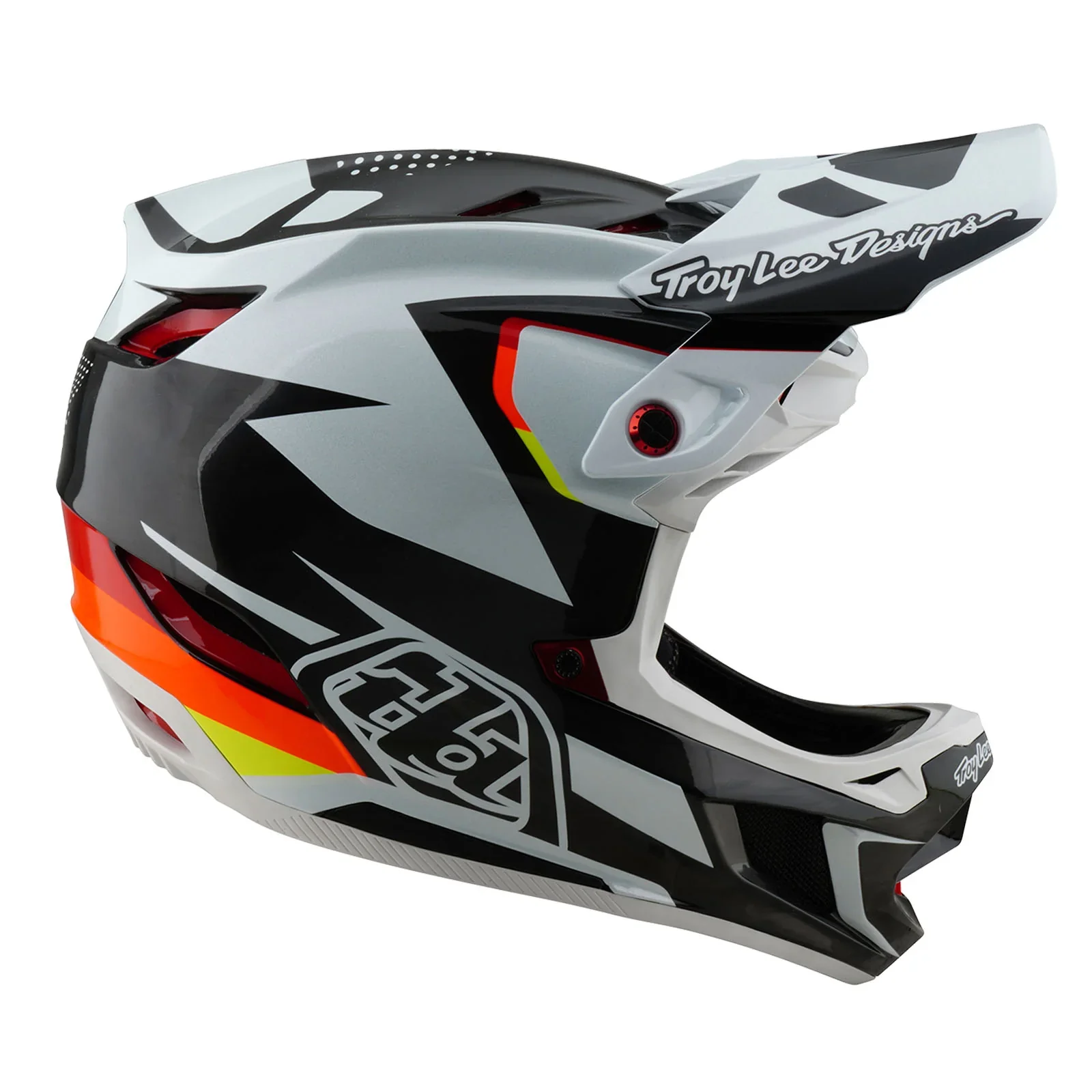 Troy Lee Designs D4 Carbon Full Face Helmet - Optic - Black - Image 5