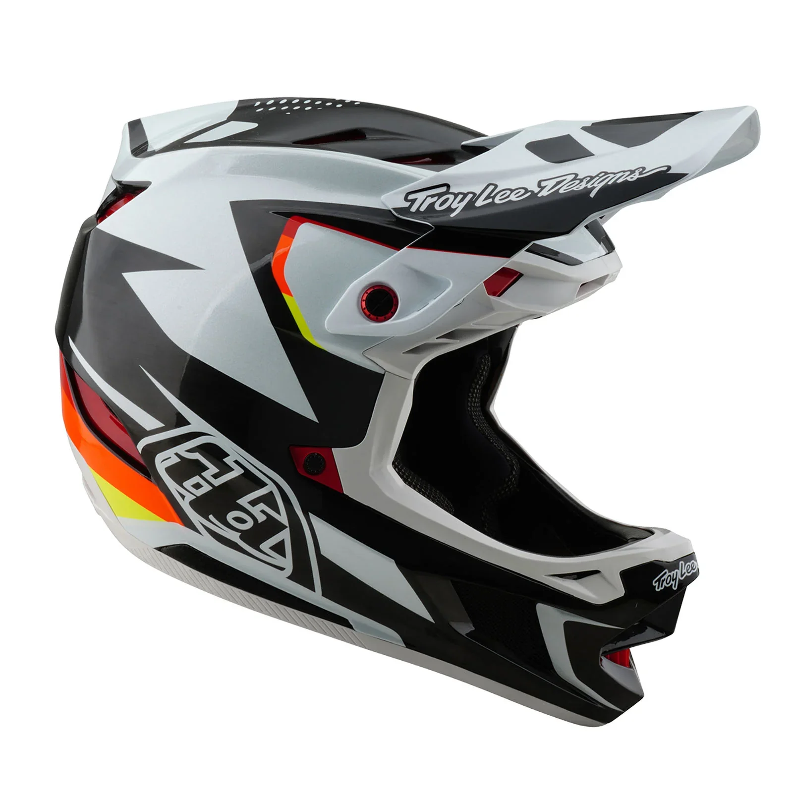 Troy Lee Designs D4 Carbon Full Face Helmet - Optic - Black - Image 6