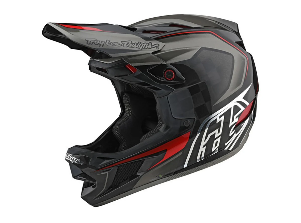 Troy Lee Designs D4 Carbon MIPS Full Face Helmet - Exile - Gray - 2021