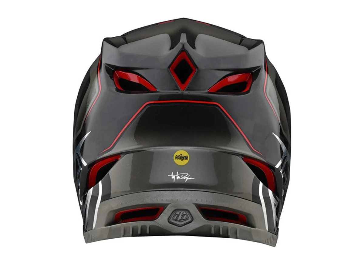 Troy Lee Designs D4 Carbon MIPS Full Face Helmet - Exile - Gray - 2021 - Image 2