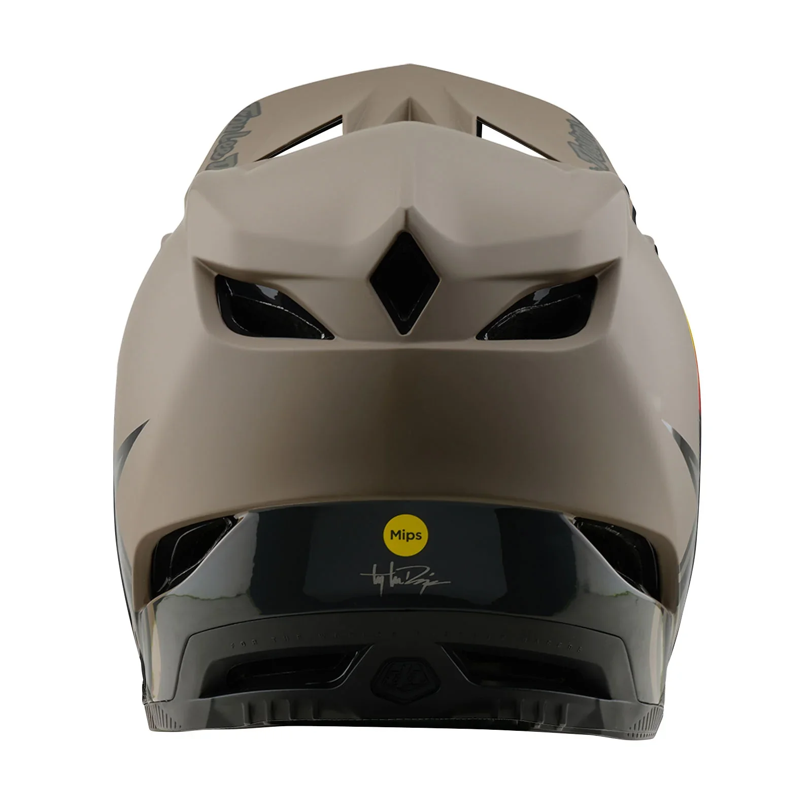 Troy Lee Designs D4 Composite Full Face Helmet - Stealth - Caper - Image 3