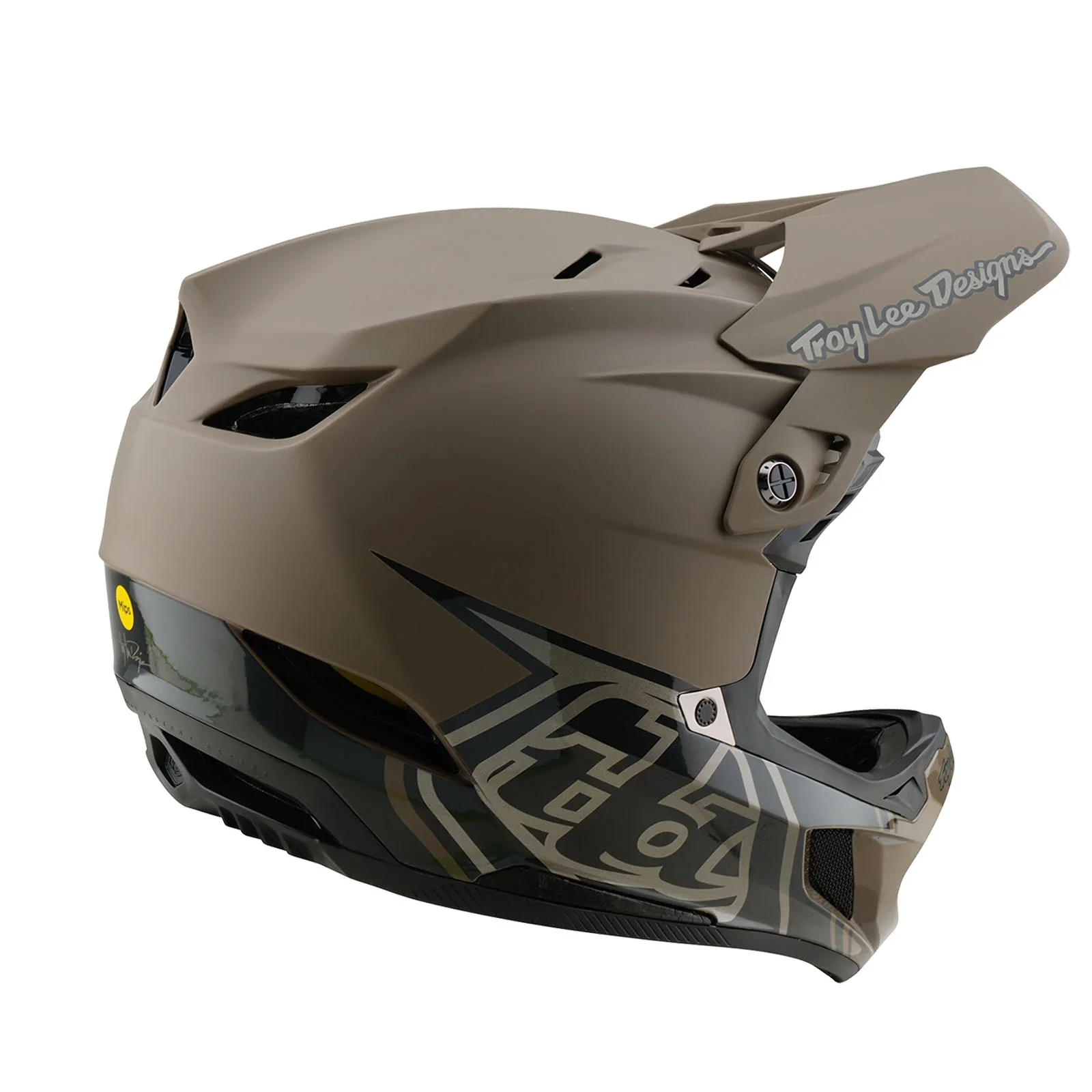 Troy Lee Designs D4 Composite Full Face Helmet - Stealth - Caper - Image 4