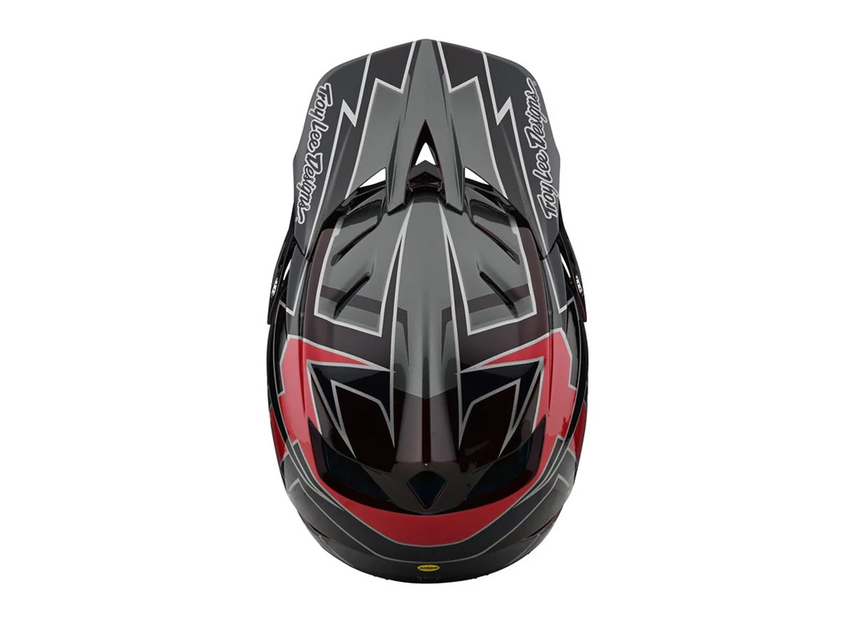 Troy Lee Designs D4 Composite MIPS Full Face Helmet - Graph - Red - 2021 - Image 3