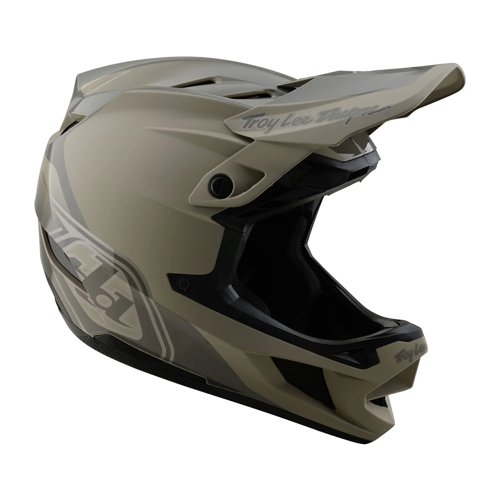 Troy Lee Designs D4 Polyacrylite Full Face Helmet - Shadow - Timber - Image 6