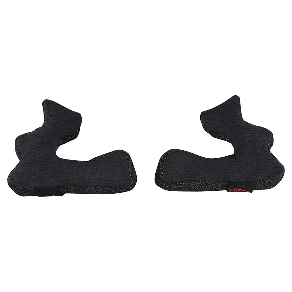 Troy Lee Designs D4 Polyacrylite Replacement Cheek Pads - Solid Black