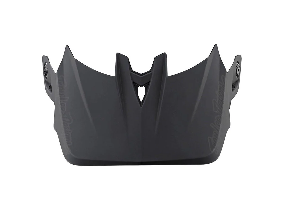 Troy Lee Designs D4 Replacement Visor - Stealth - Black-Gray