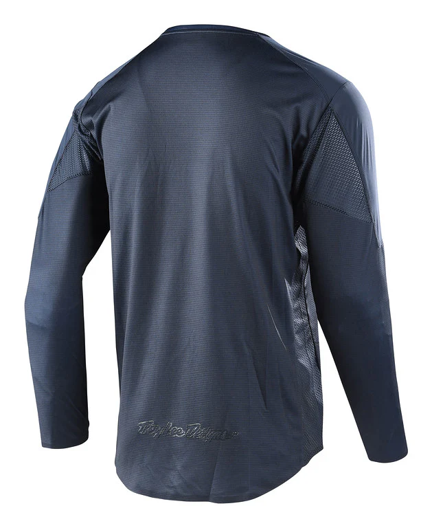 Troy Lee Designs Drift Long Sleeve MTB Jersey - Dark Charcoal - 2023 - Image 2