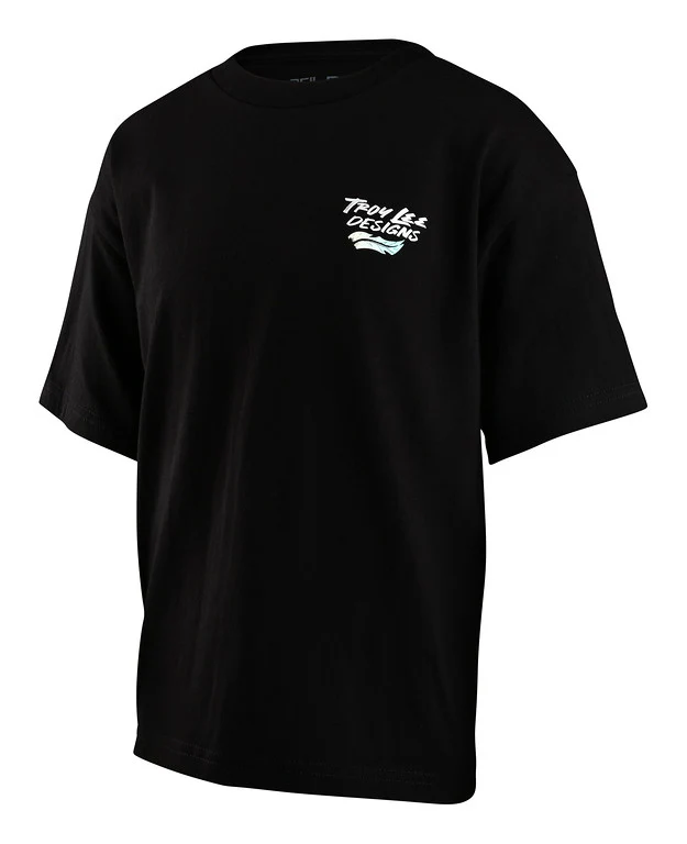 Troy Lee Designs Feathers Short Sleeve Tee - Youth - Black