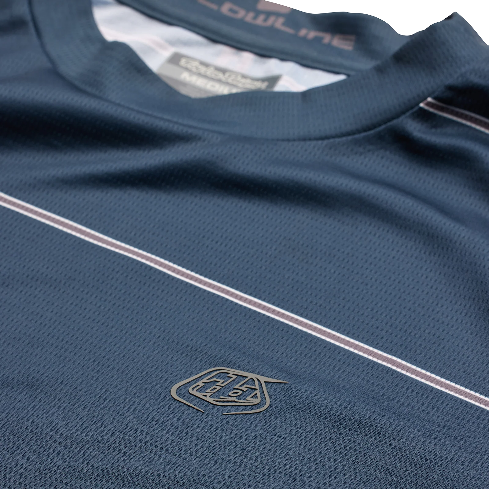 Troy Lee Designs Flowline Long Sleeve MTB Jersey - Revert - Midnight - Image 2