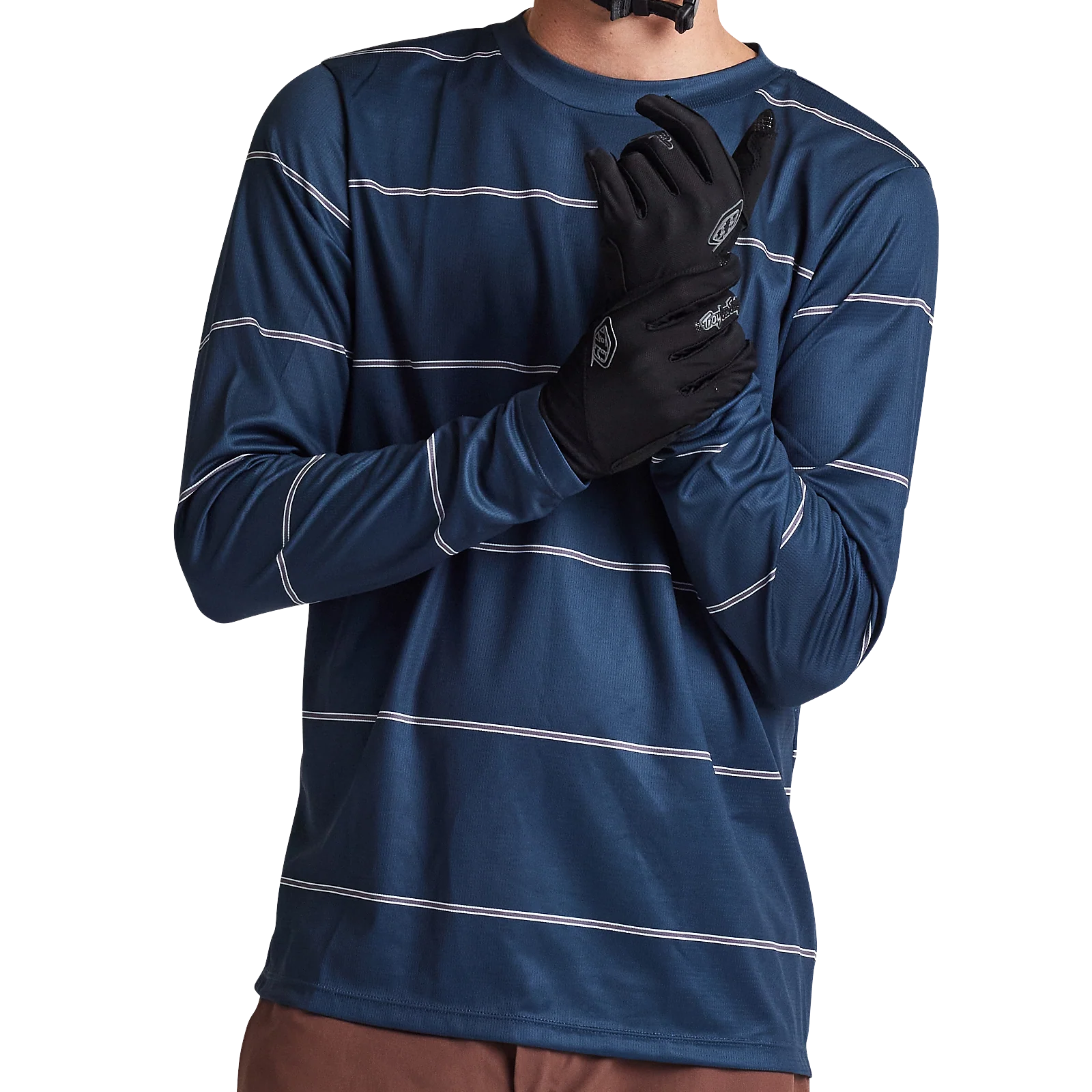 Troy Lee Designs Flowline Long Sleeve MTB Jersey - Revert - Midnight - Image 4