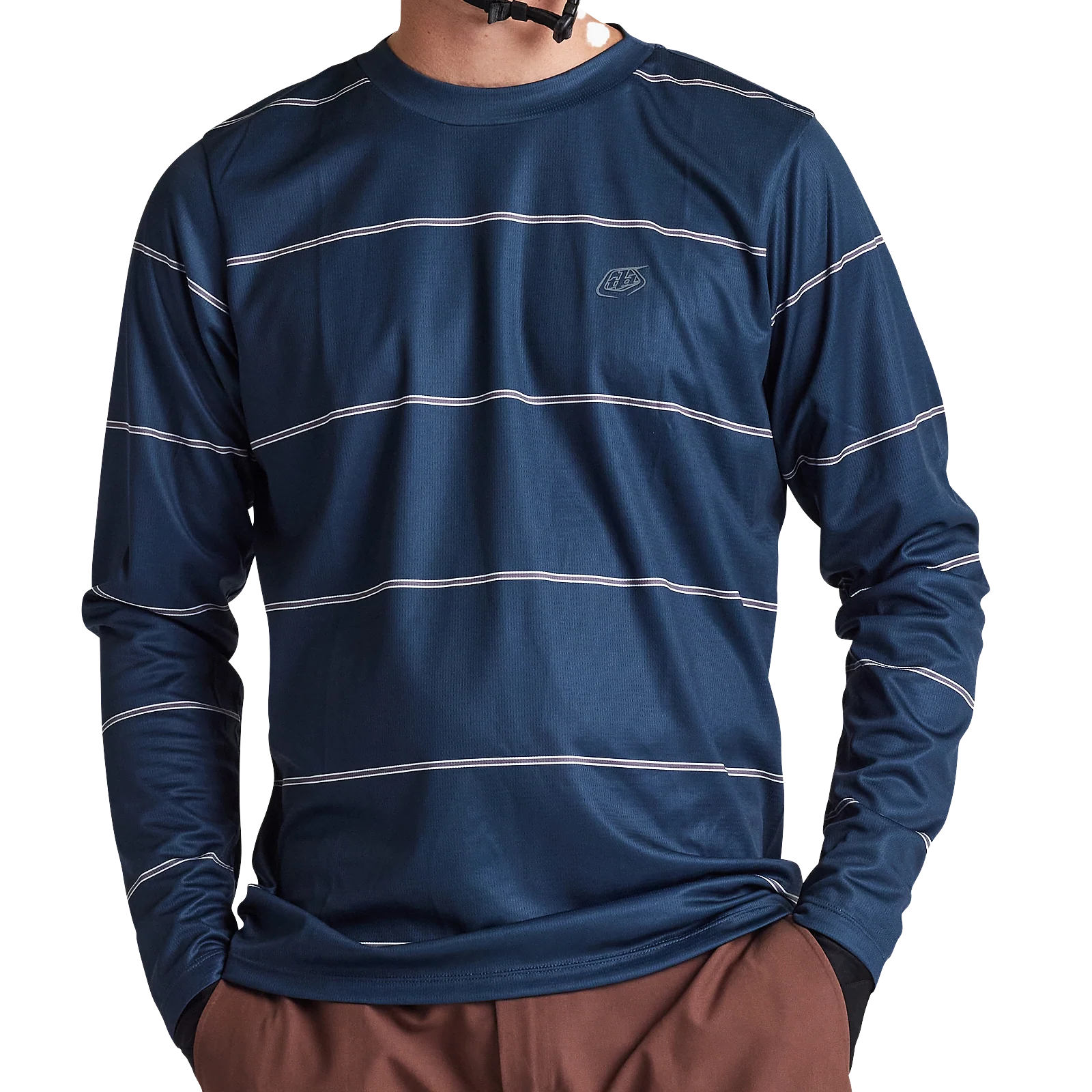Troy Lee Designs Flowline Long Sleeve MTB Jersey - Revert - Midnight - Image 6
