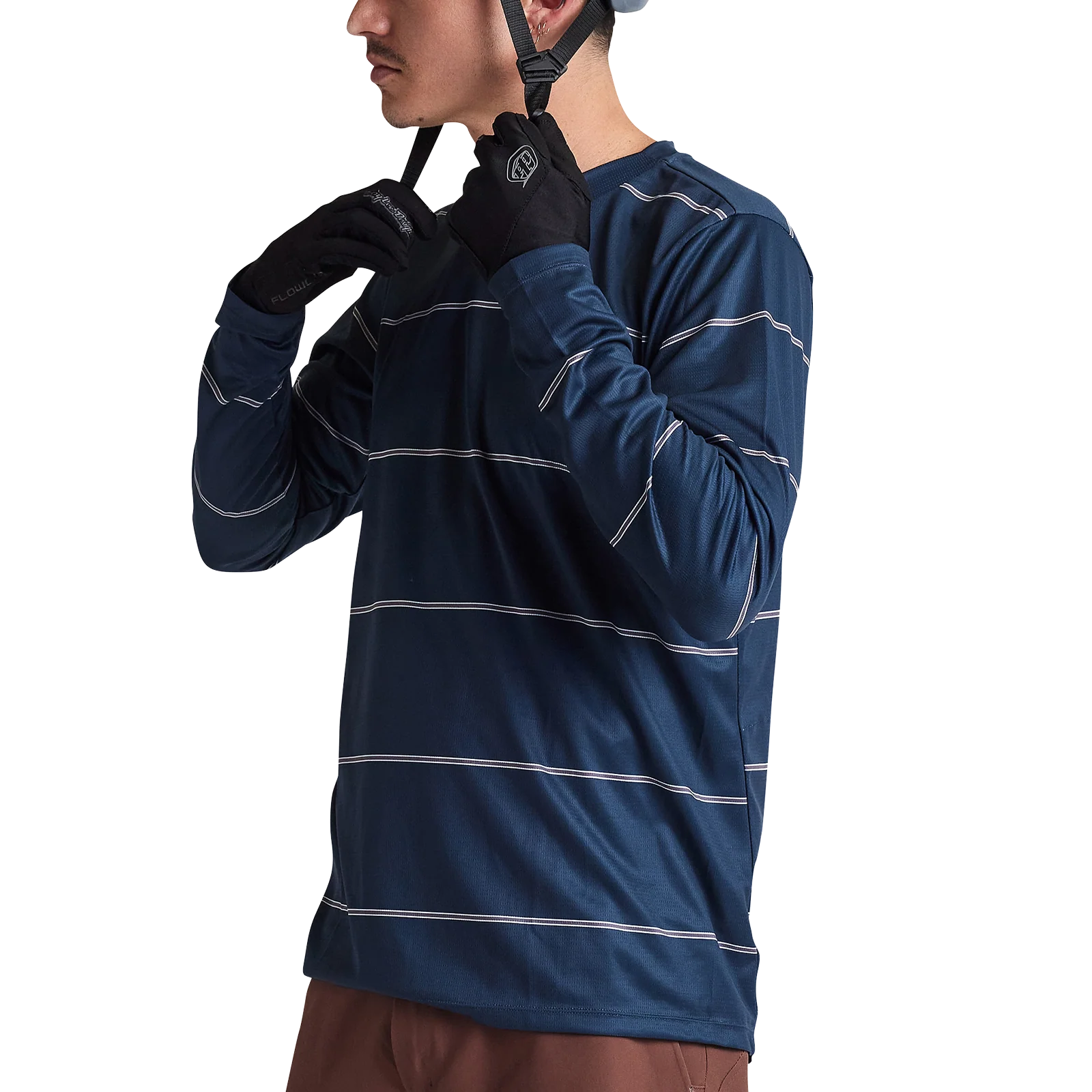 Troy Lee Designs Flowline Long Sleeve MTB Jersey - Revert - Midnight - Image 9
