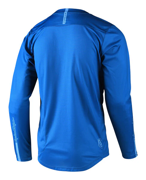 Troy Lee Designs Flowline Long Sleeve MTB Jersey - Slate Blue - Image 2