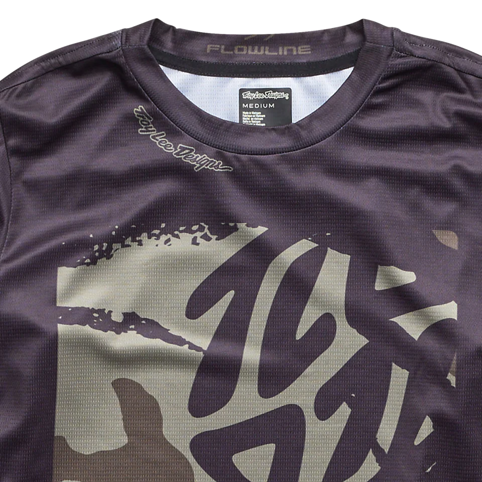Troy Lee Designs Flowline Long Sleeve MTB Jersey - Youth - Confined - Black - Image 3