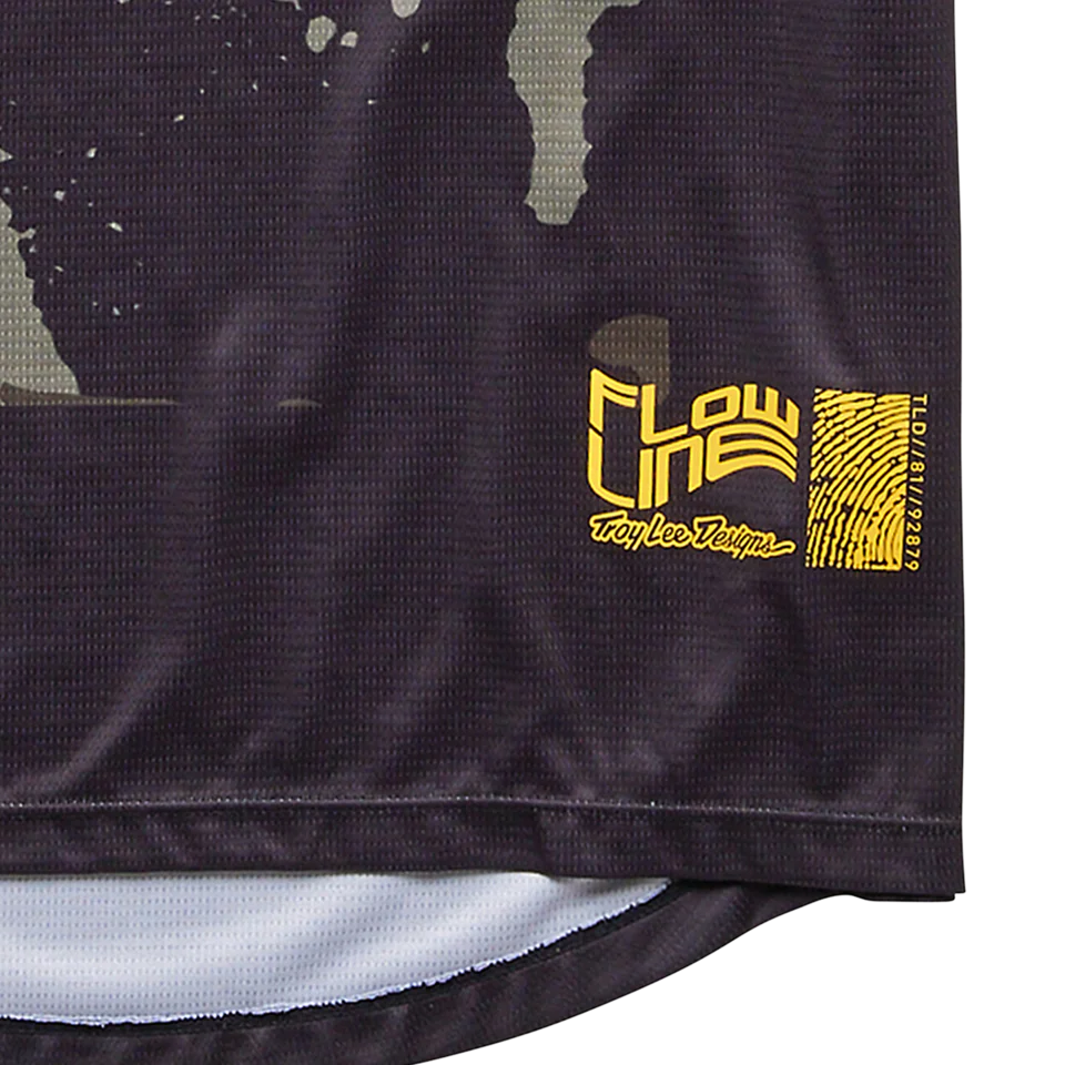 Troy Lee Designs Flowline Long Sleeve MTB Jersey - Youth - Confined - Black - Image 4