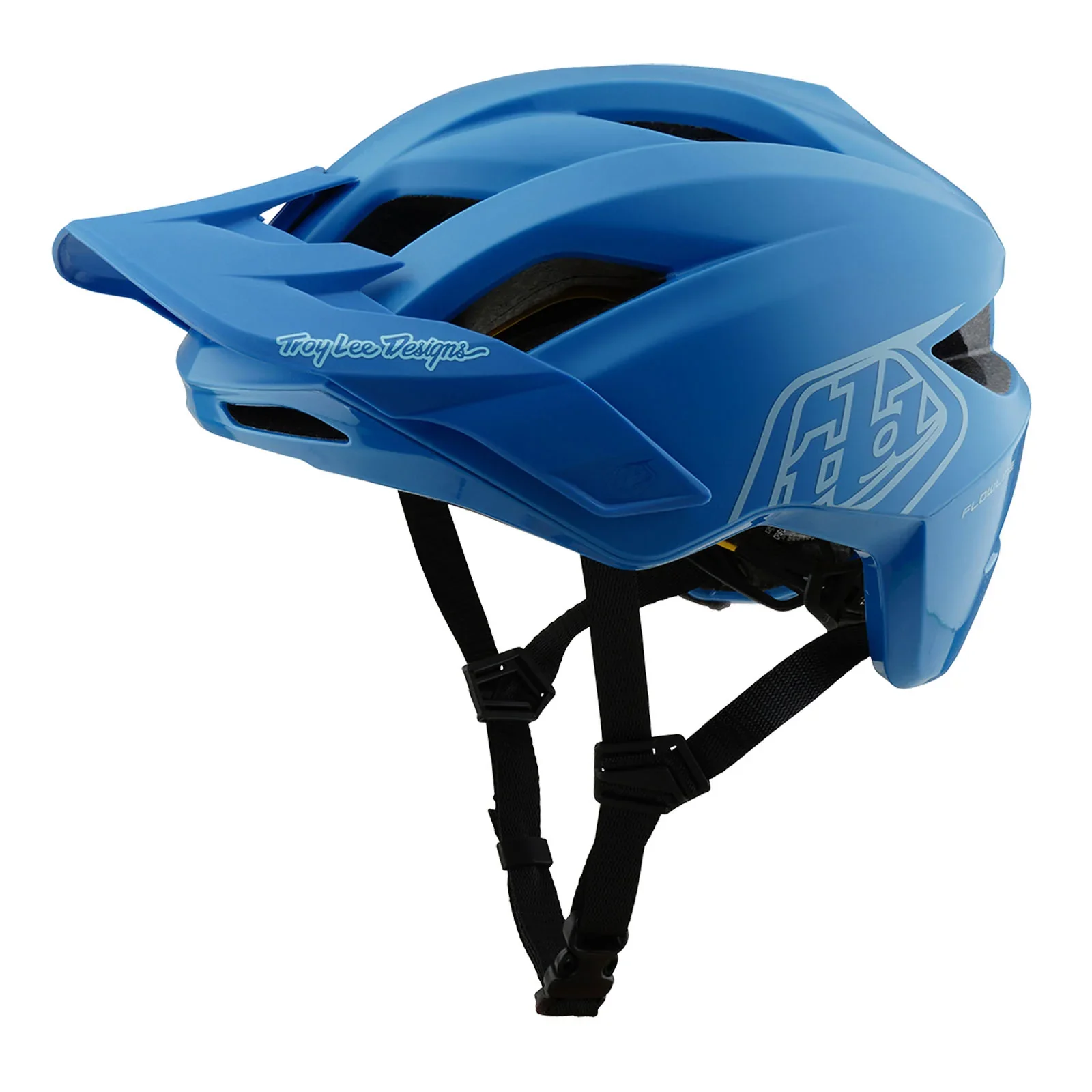 Troy Lee Designs Flowline MTB Helmet - Point - Cobalt-Blue - Image 3