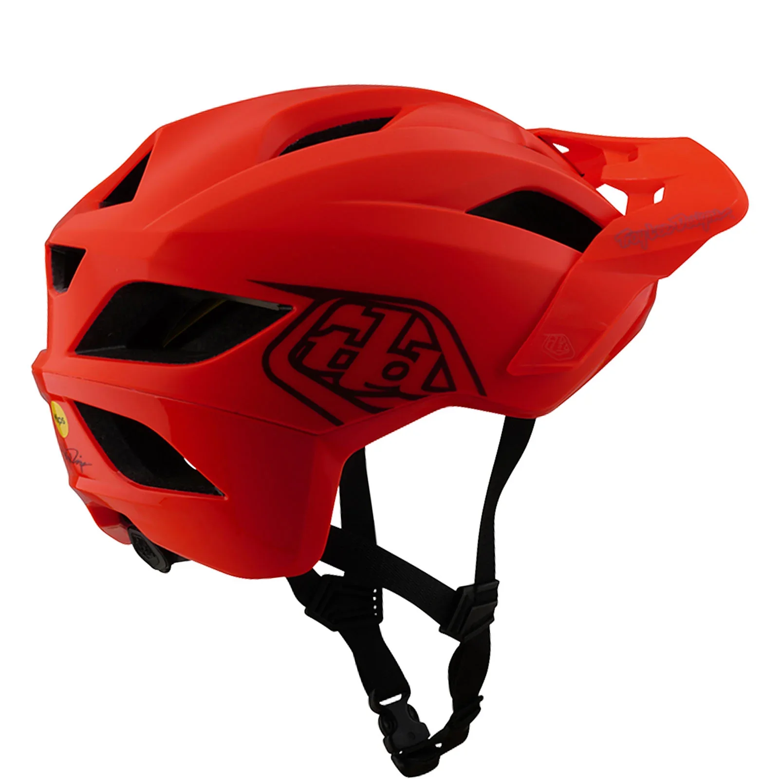 Troy Lee Designs Flowline MTB Helmet - Point - Infra Red - Image 2