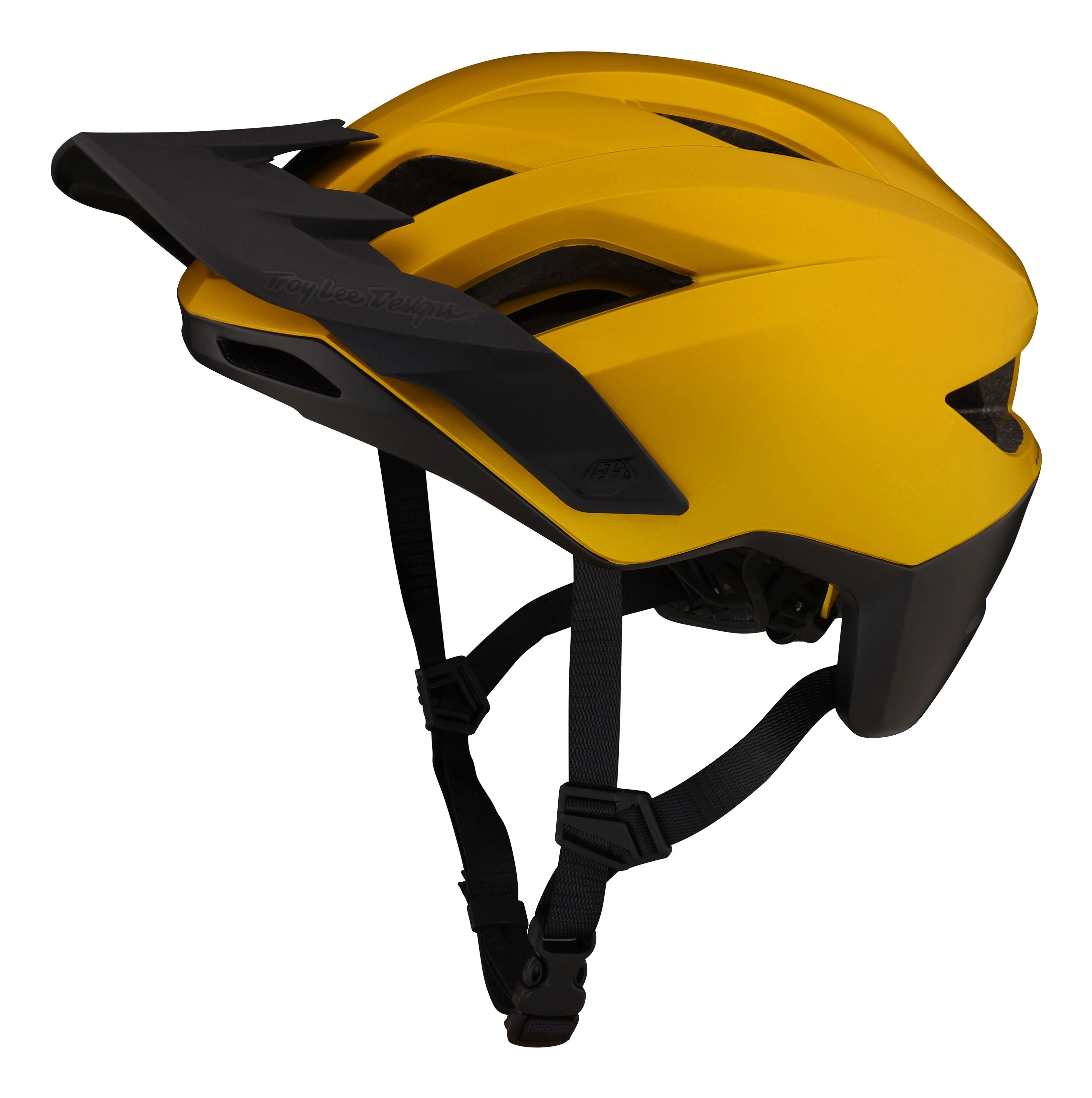 Troy Lee Designs Flowline MTB Helmet with MIPS - Orbit - Gold-Black