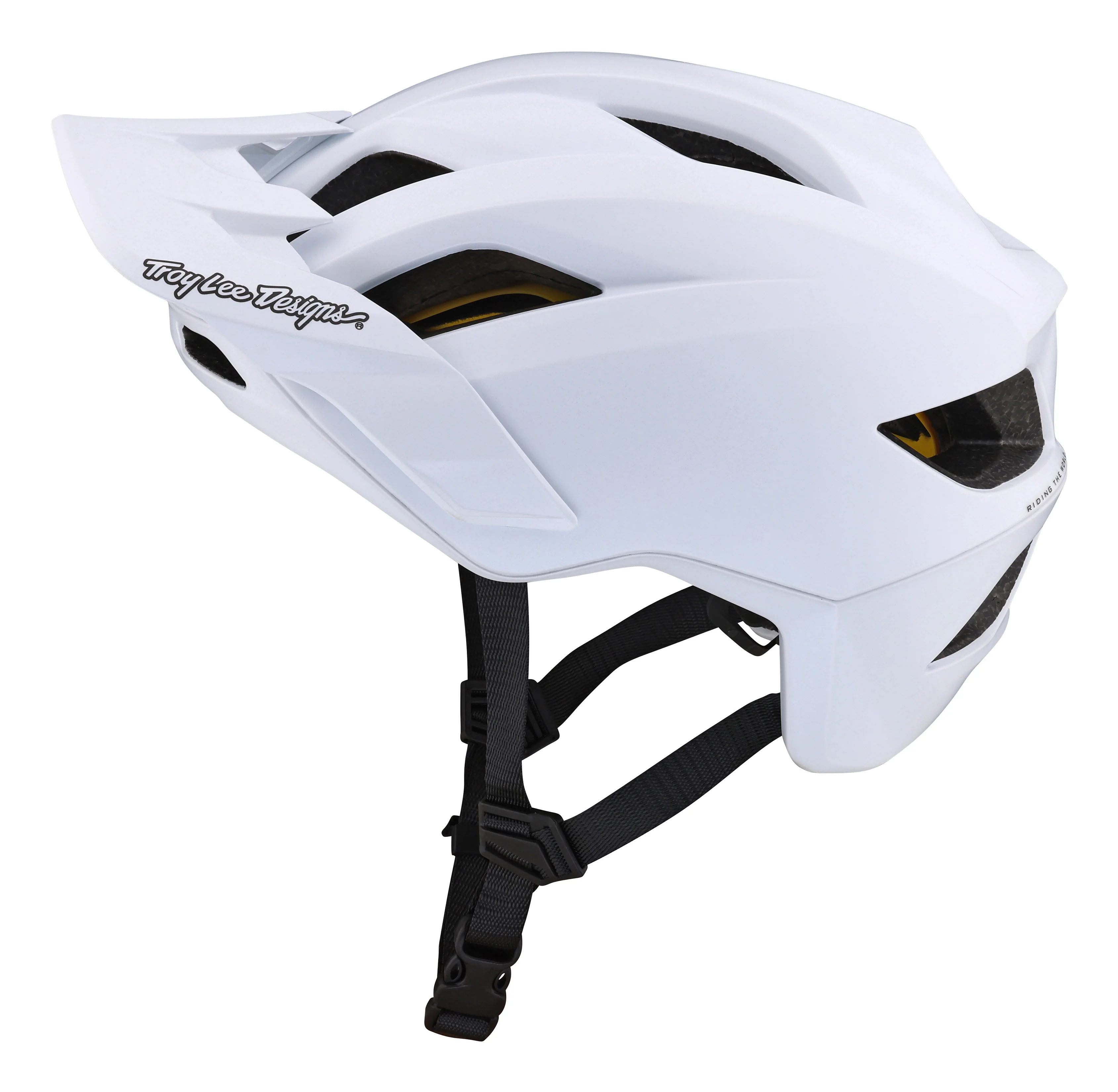 Troy Lee Designs Flowline MTB Helmet with MIPS - Orbit - White - Image 2
