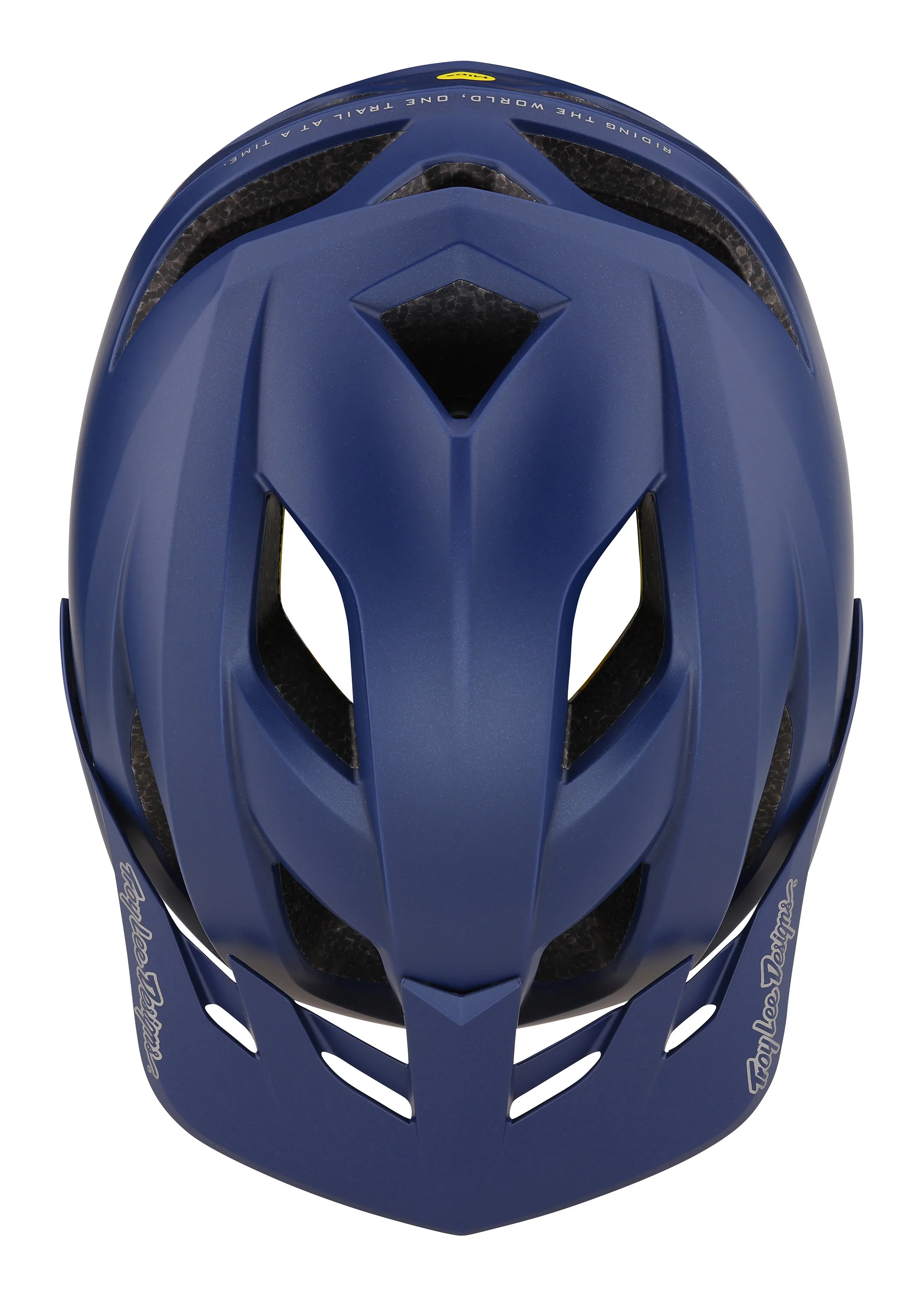 Troy Lee Designs Flowline MTB Helmet with MIPS - Orbit - Youth - Dark Blue - 2023 - Image 4