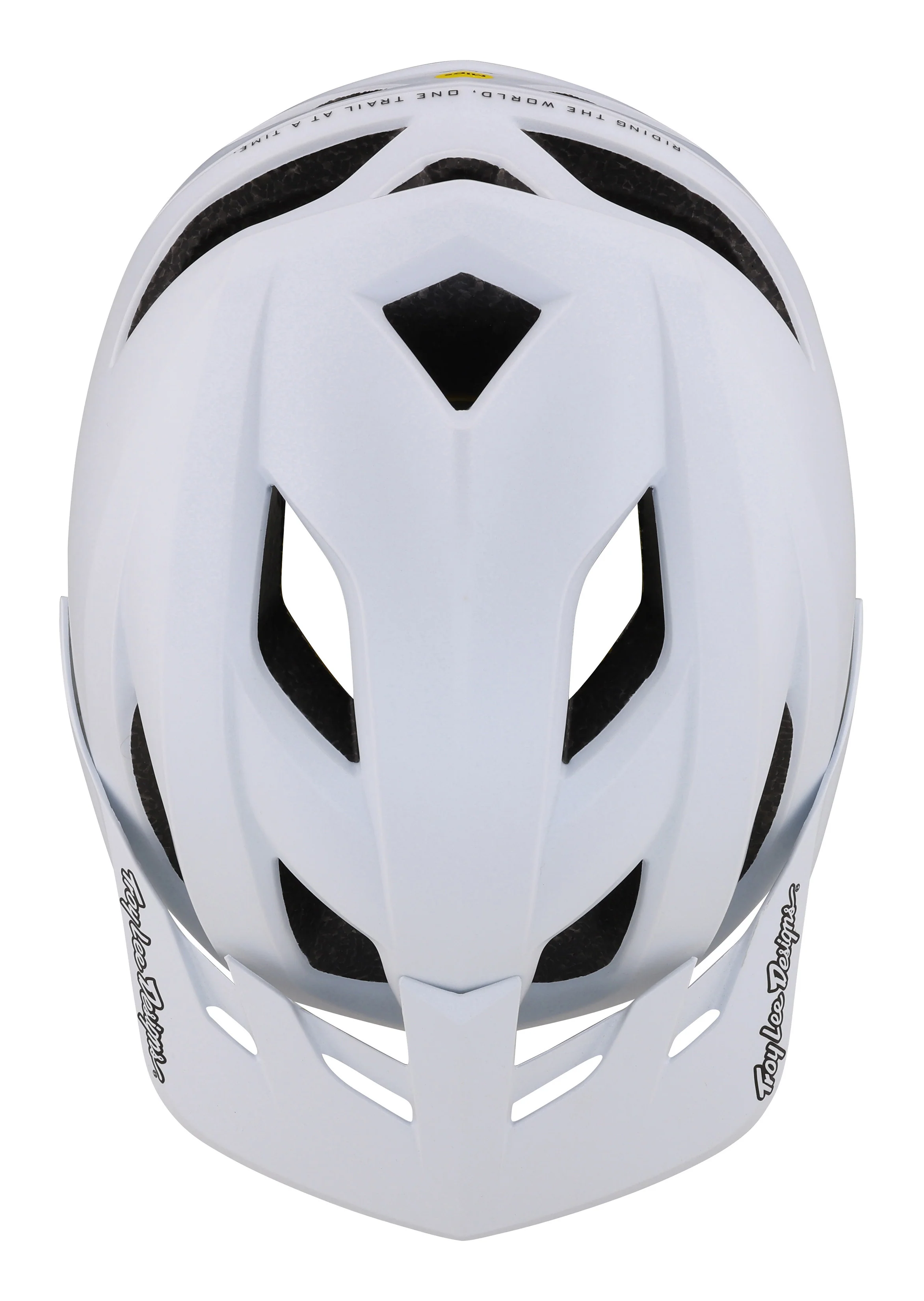 Troy Lee Designs Flowline MTB Helmet with MIPS - Orbit - Youth - White - Image 4