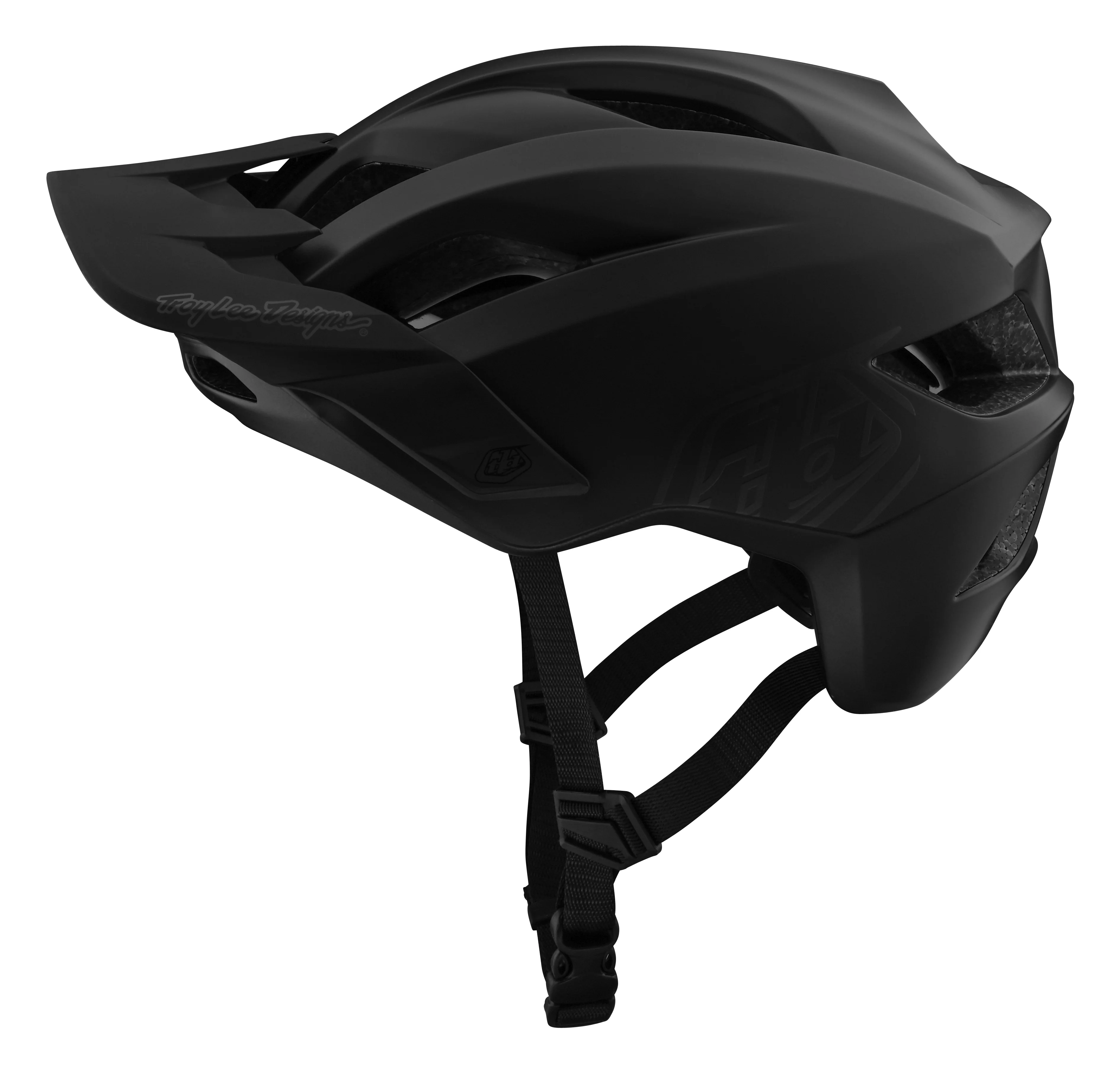 Troy Lee Designs Flowline MTB Helmet with MIPS - Youth - Point - Black - Image 4