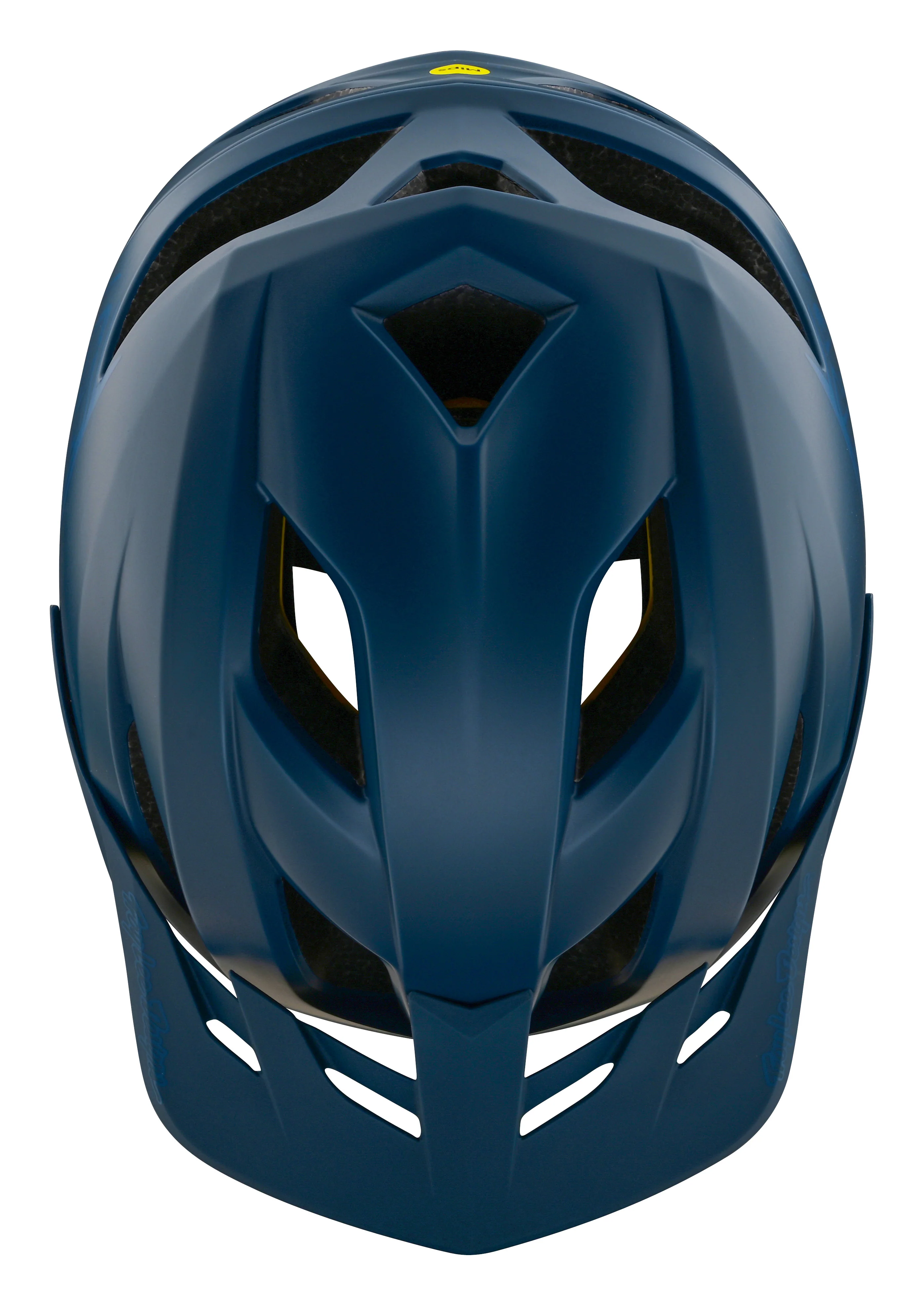 Troy Lee Designs Flowline MTB Helmet with MIPS - Youth - Point - Dark Indigo - Image 4