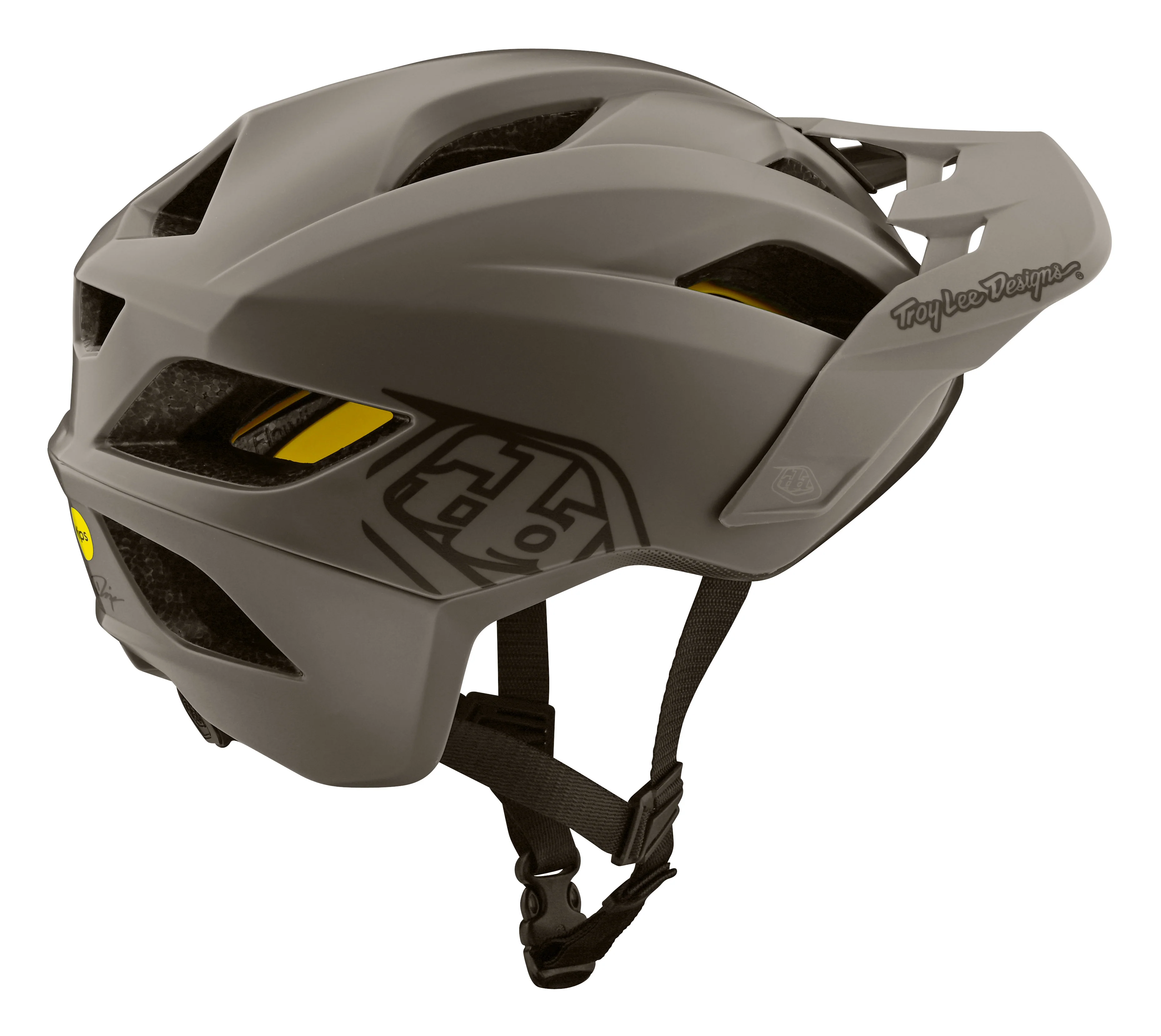 Troy Lee Designs Flowline MTB Helmet with MIPS - Youth - Point - Tarmac - Image 4