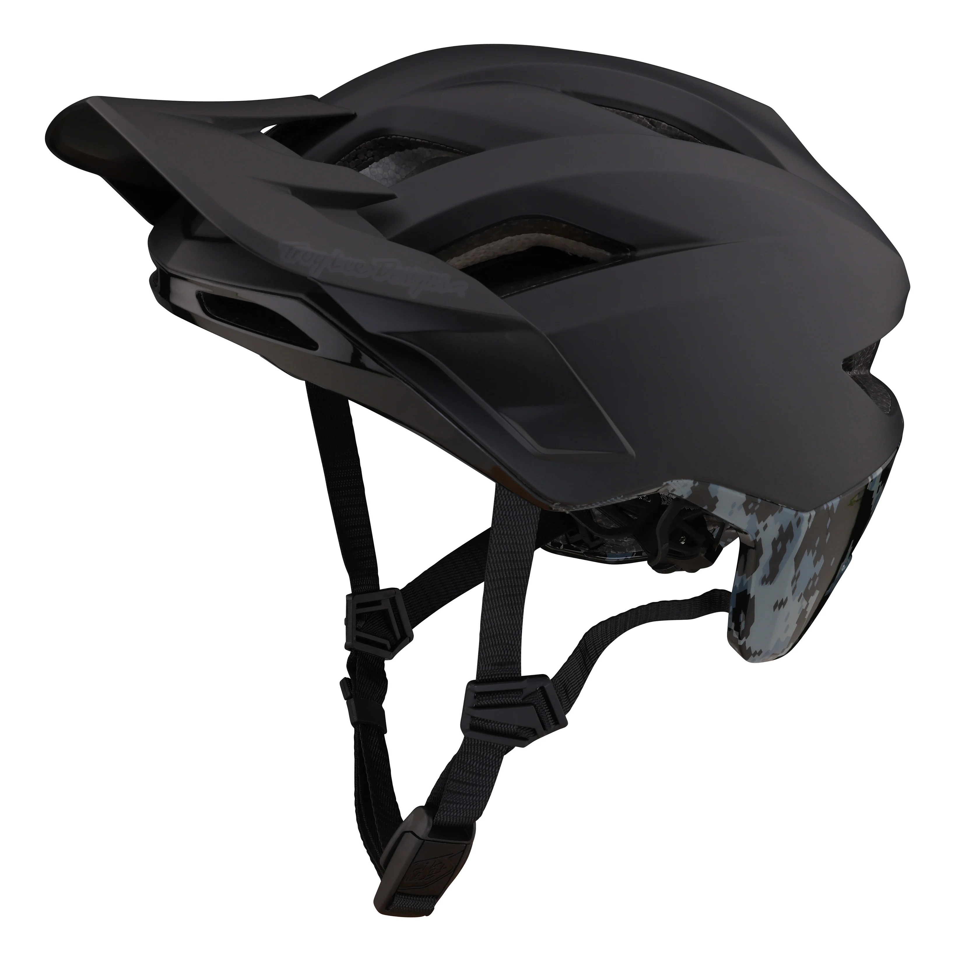 Troy Lee Designs Flowline SE MTB Helmet with MIPS - Radian Camo - Black-Gray