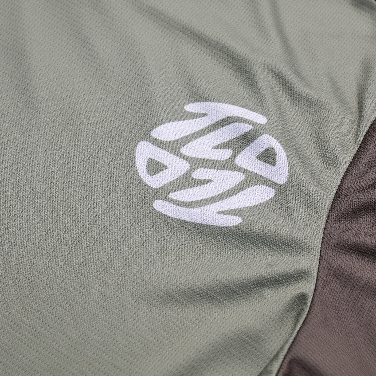 Troy Lee Designs Flowline Short Sleeve MTB Jersey - Flipped - Olive - Image 2