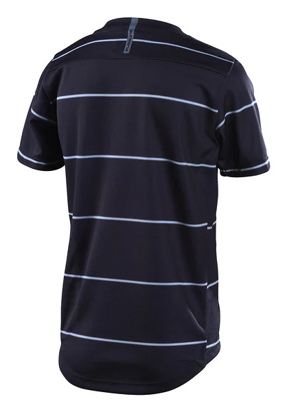 Troy Lee Designs Flowline Short Sleeve MTB Jersey - Youth - Revert - Black - Image 2