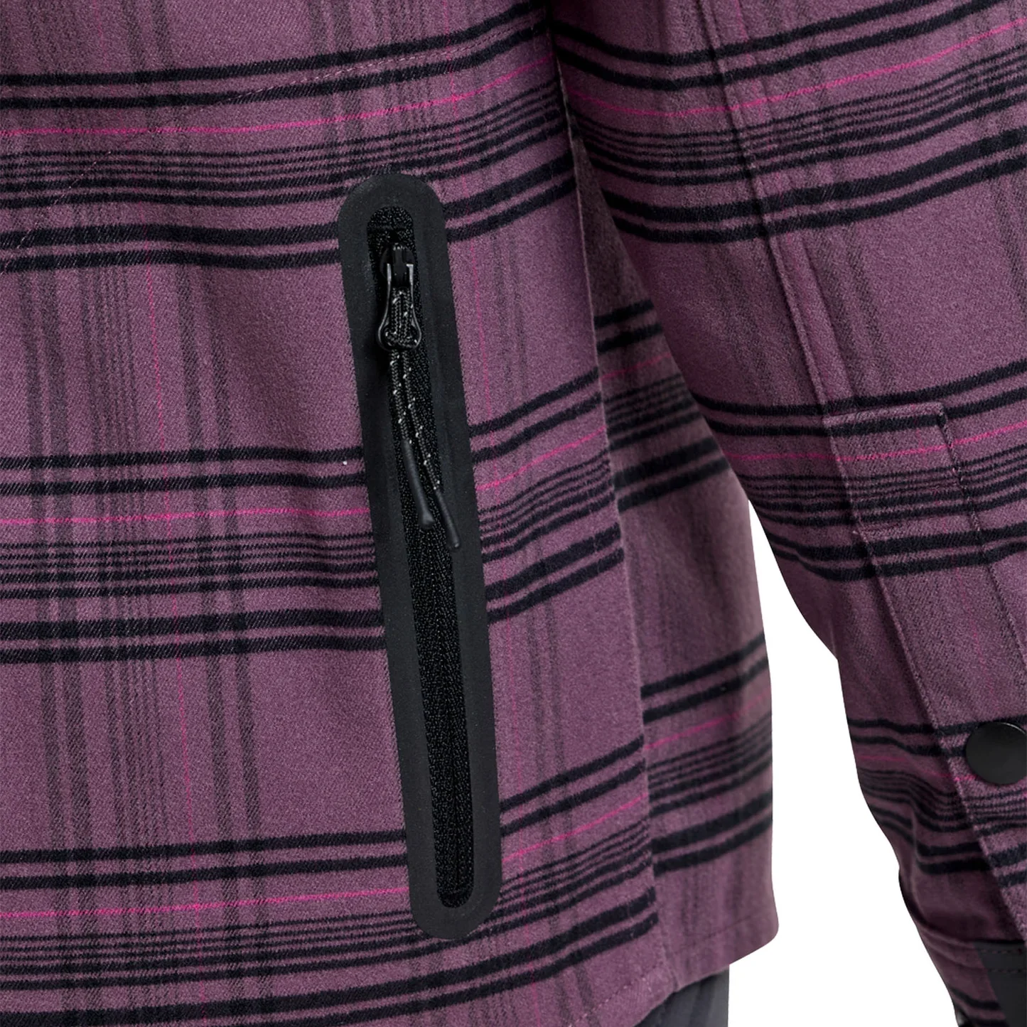 Troy Lee Designs Grind Flannel Plaid Shirt - Deep Purple - Image 16