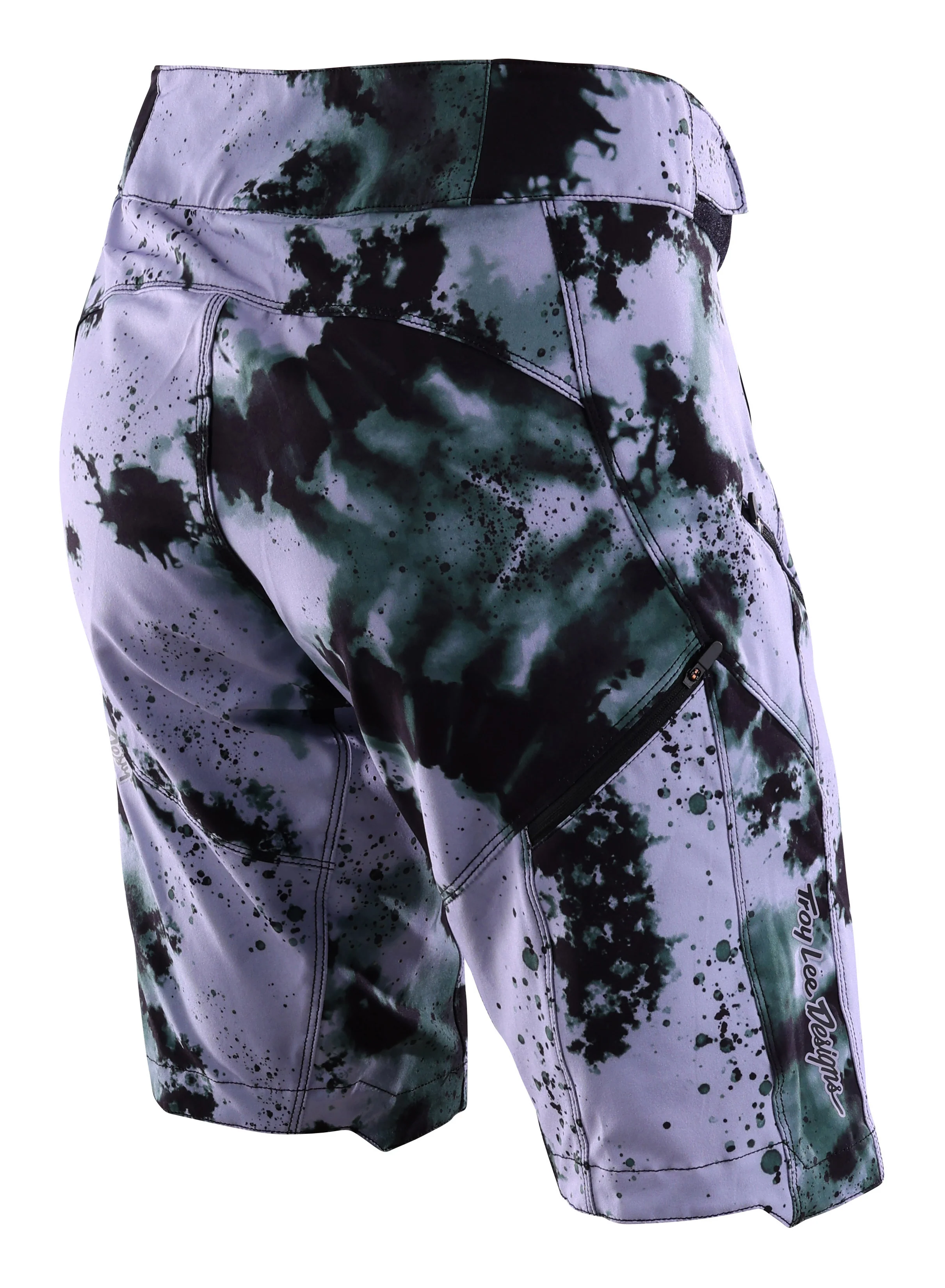 Troy Lee Designs Lilium MTB Short with Liner - Water Color - Womens - Lilac - Image 2