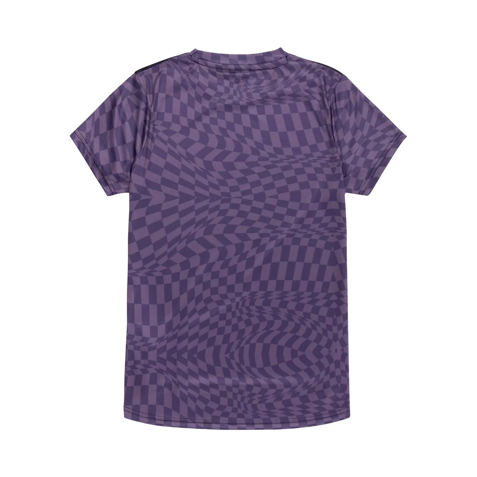 Troy Lee Designs Lilium Short Sleeve MTB Jersey - Womens - Twisted Checkers - Deep Purple - Image 2