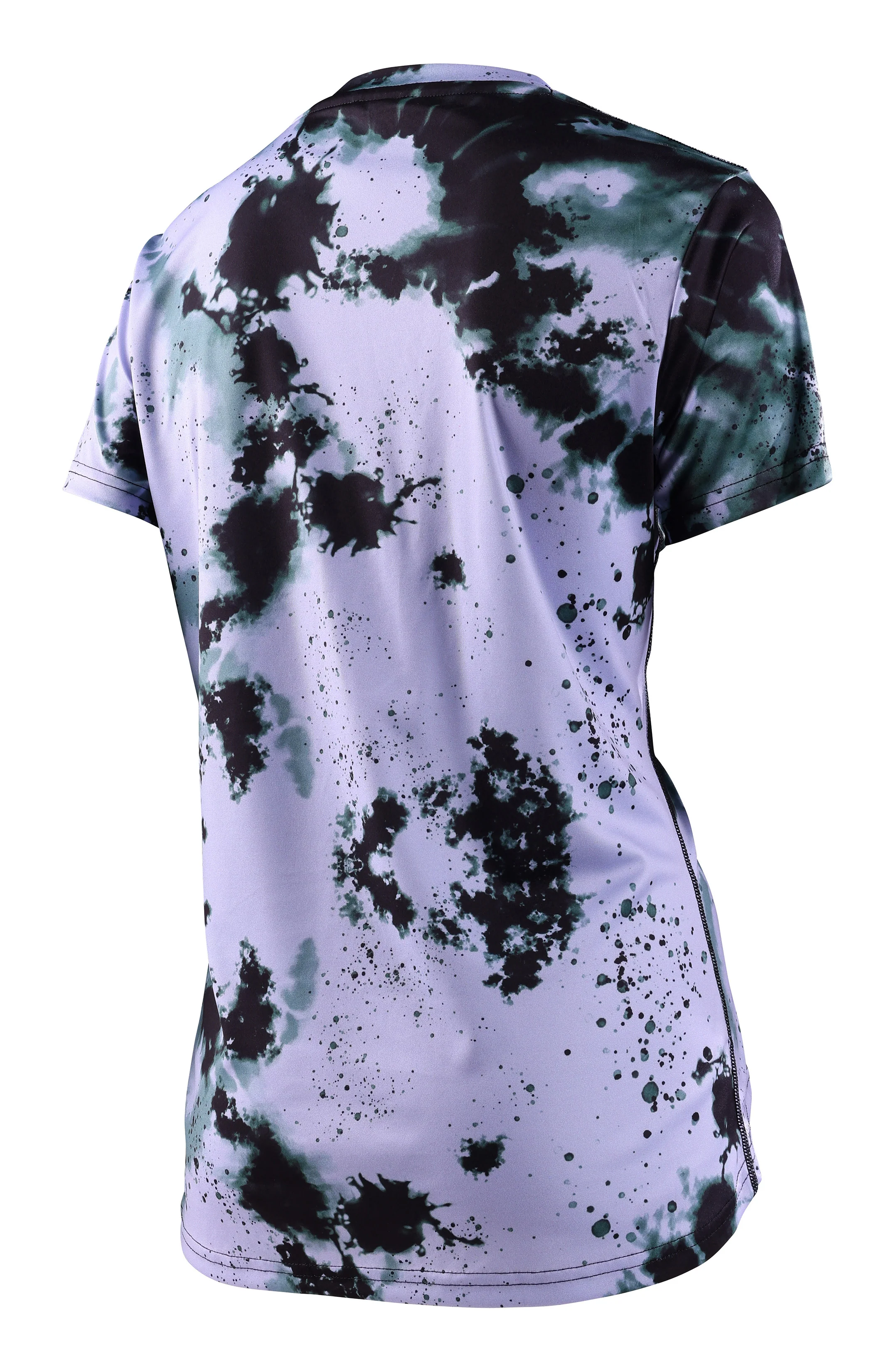 Troy Lee Designs Lilium Short Sleeve MTB Jersey - Womens - Water Color - Lilac - Image 2