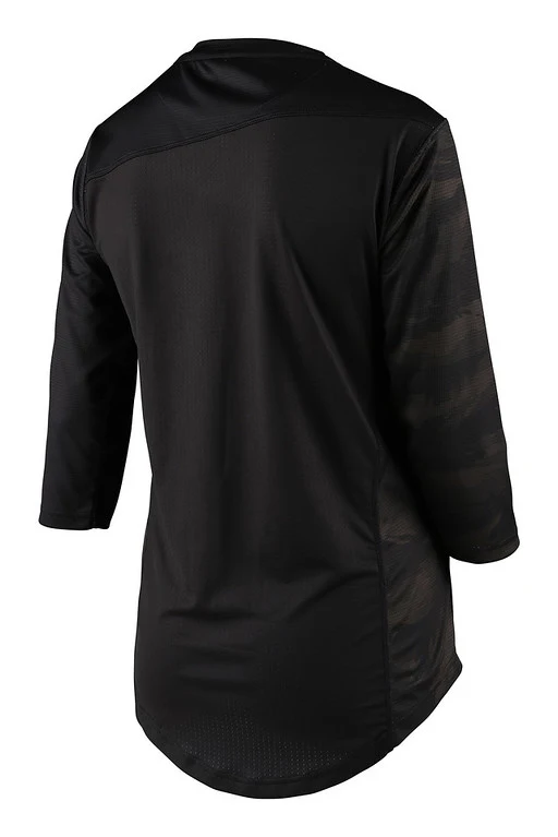 Troy Lee Designs Mischief 3/4 Sleeve MTB Jersey - Womens - Brushed Camo - Army - Image 2