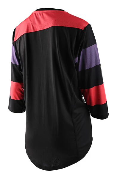 Troy Lee Designs Mischief 3/4 Sleeve MTB Jersey - Womens - Rugby - Firecracker - Image 2