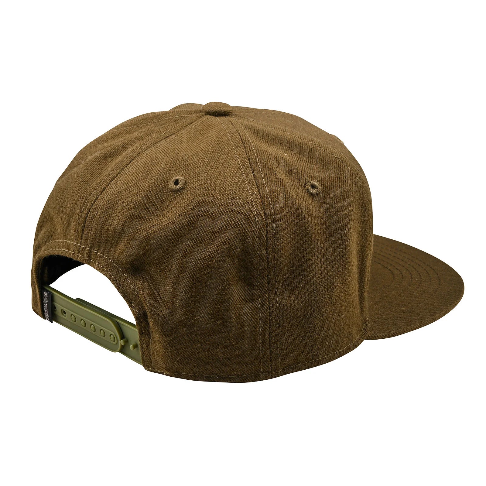 Troy Lee Designs Scholar Flat Bill Snapback Hat - Olive - Image 2