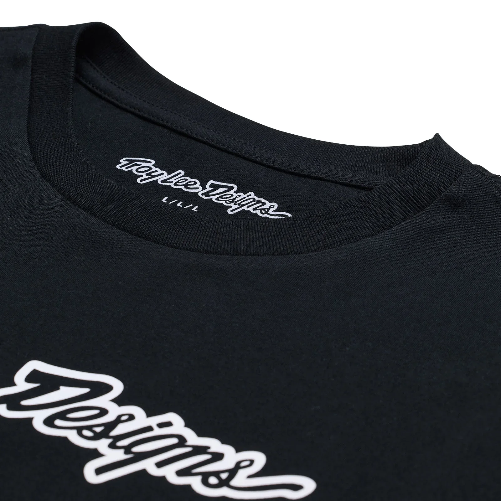 Troy Lee Designs Signature Long Sleeve Tee - Black - Image 4