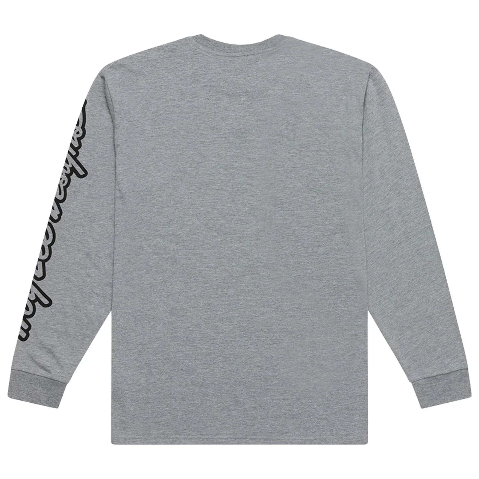 Troy Lee Designs Signature Long Sleeve Tee - Gray Heather - Image 2