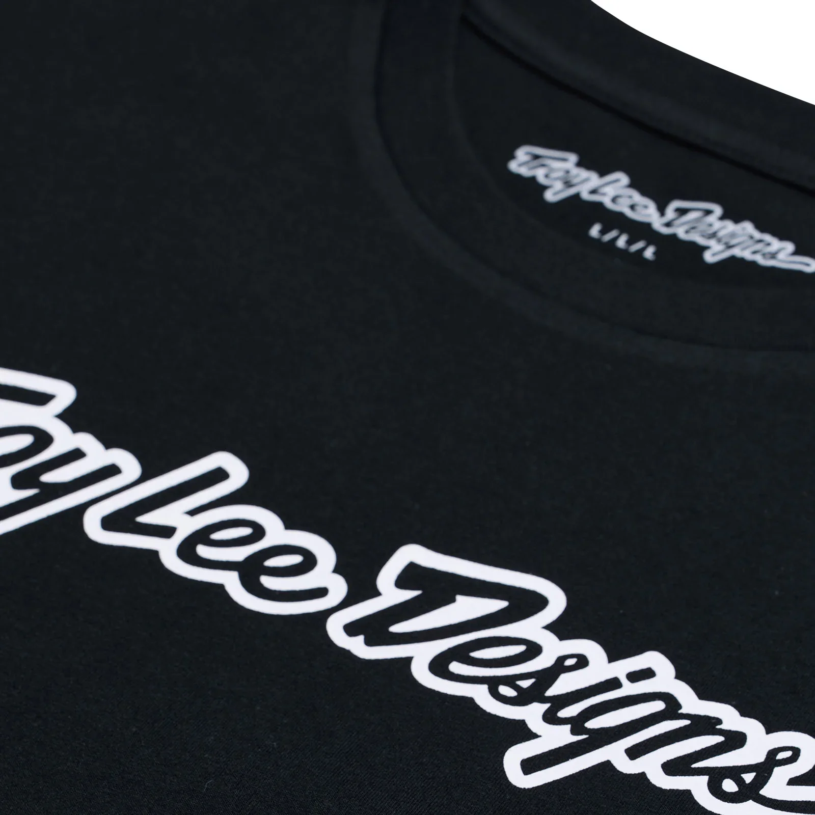 Troy Lee Designs Signature Short Sleeve Tee - Black - Image 3