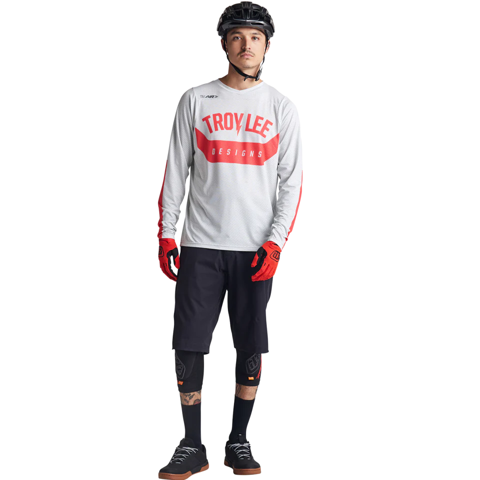 Troy Lee Designs Skyline Air Long Sleeve MTB Jersey - Air Core - Cement - Image 2