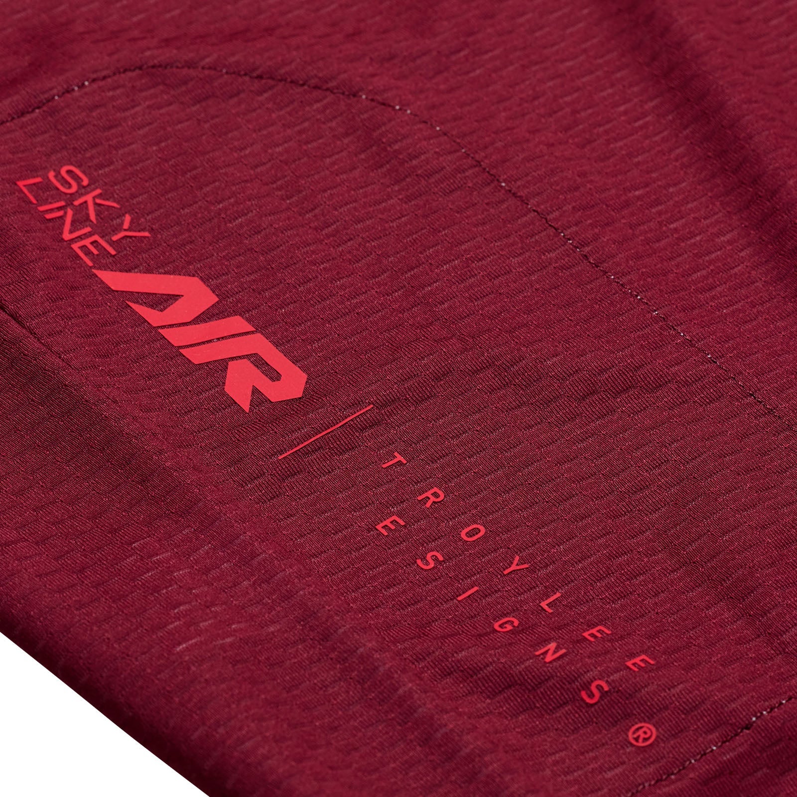 Troy Lee Designs Skyline Air Short Sleeve MTB Jersey - Oxblood - Image 5