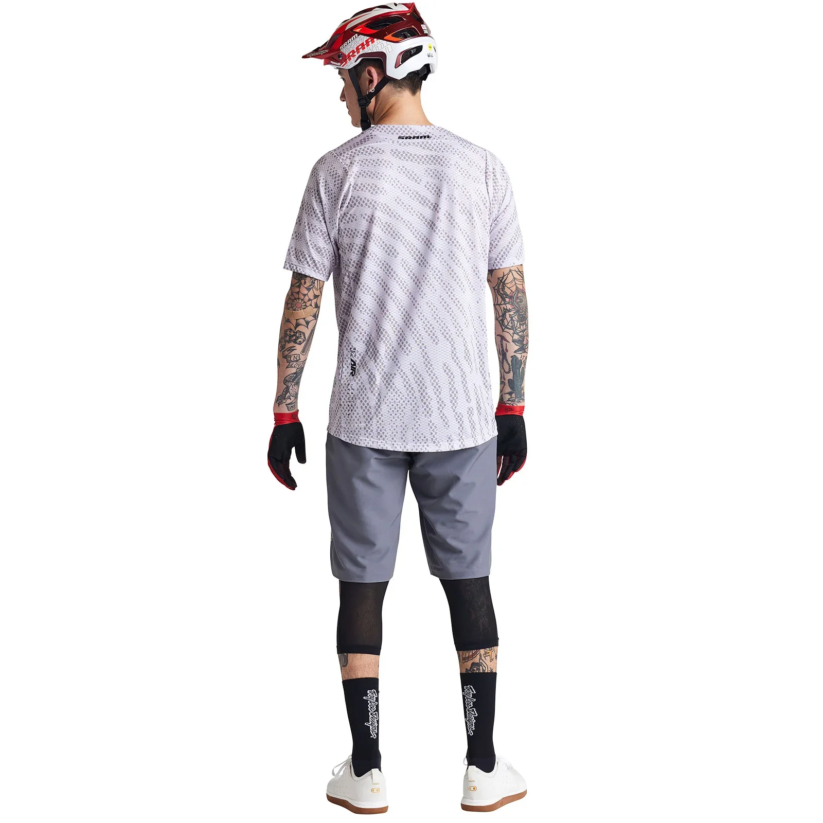 Troy Lee Designs Skyline Air Short Sleeve MTB Jersey - SRAM Roots - Cement - Image 5