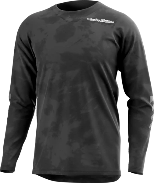 Troy Lee Designs Skyline Chill Long Sleeve MTB Jersey - Tie Dye Charcoal