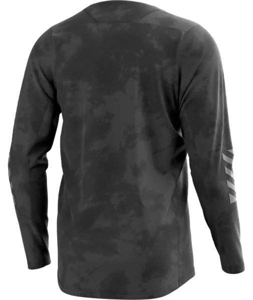 Troy Lee Designs Skyline Chill Long Sleeve MTB Jersey - Tie Dye Charcoal - Image 2