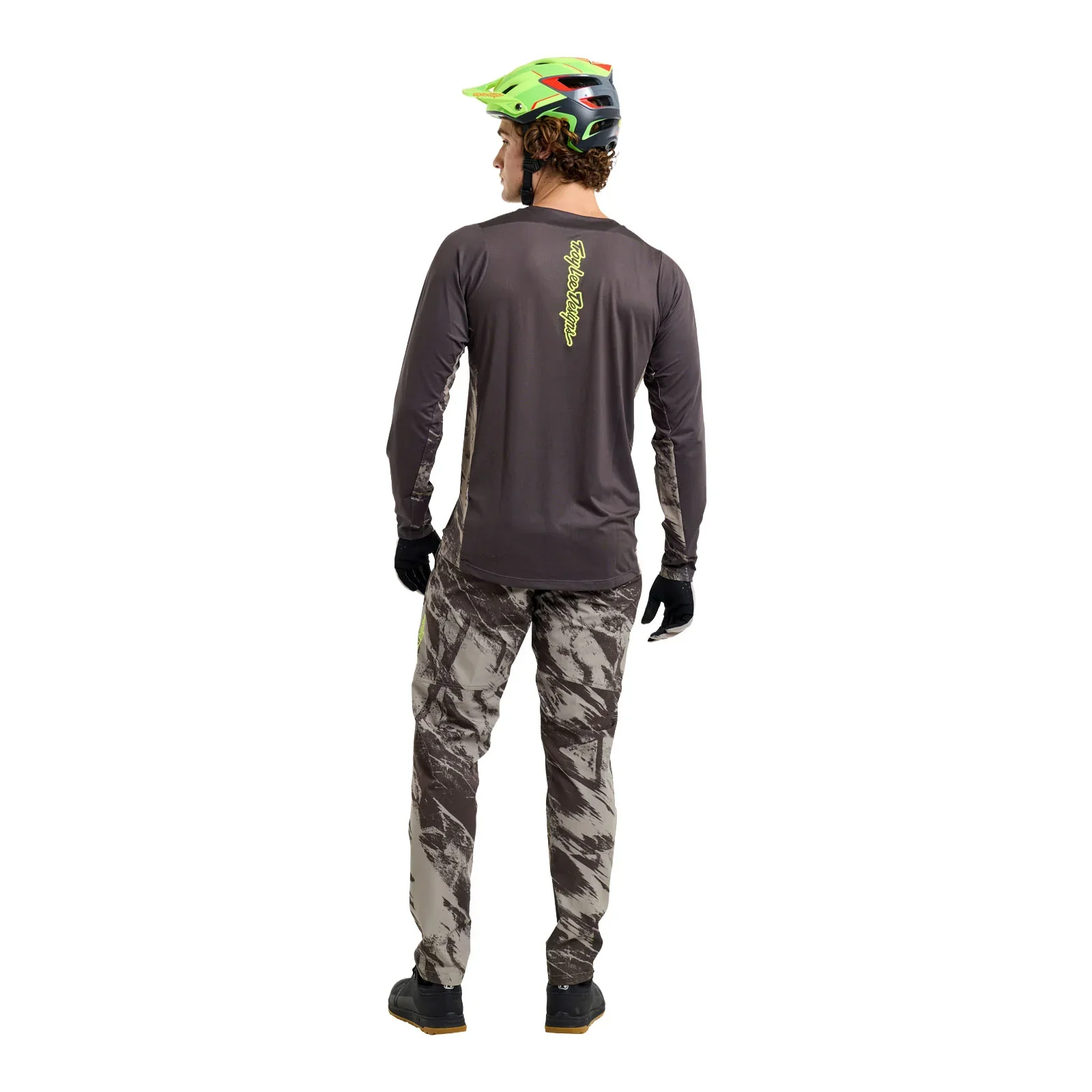 Troy Lee Designs Skyline Long Sleeve MTB Jersey - Elemental - Dark Earth - Image 10
