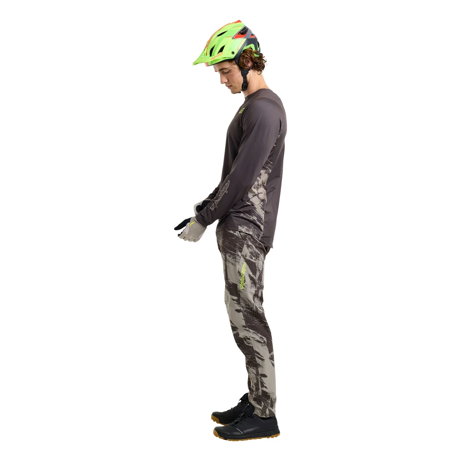 Troy Lee Designs Skyline Long Sleeve MTB Jersey - Elemental - Dark Earth - Image 9
